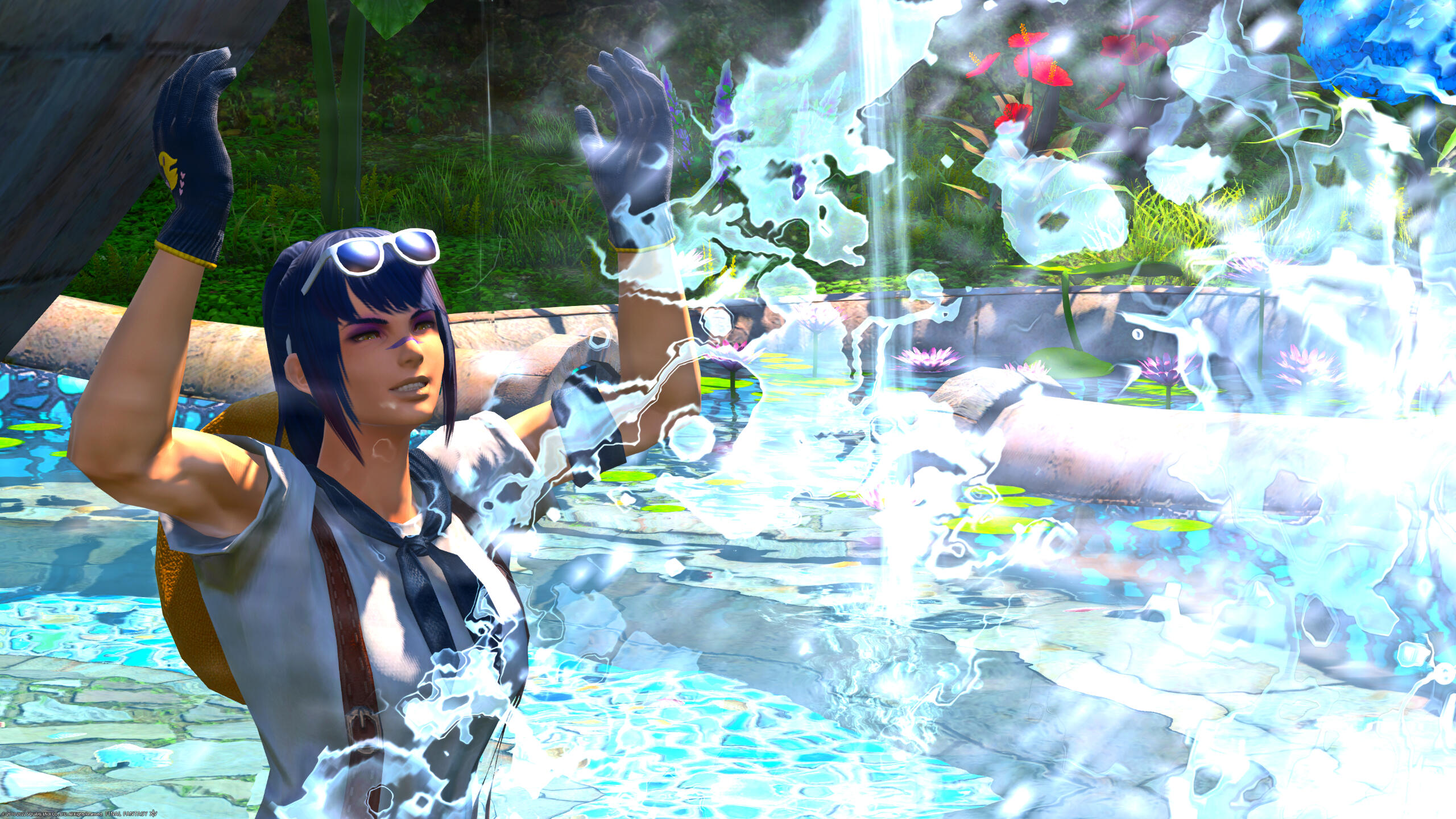 SPLISH SPLASH, I WAS TAKIN A BATH.